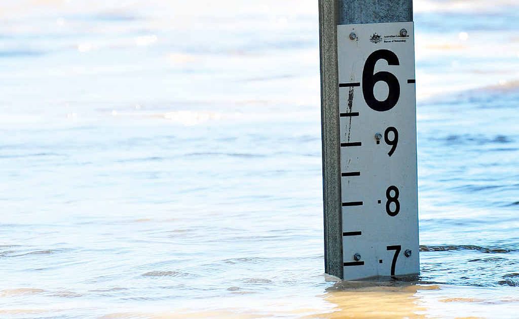 The Burnett River rises in January. The Burnett River rises in January.